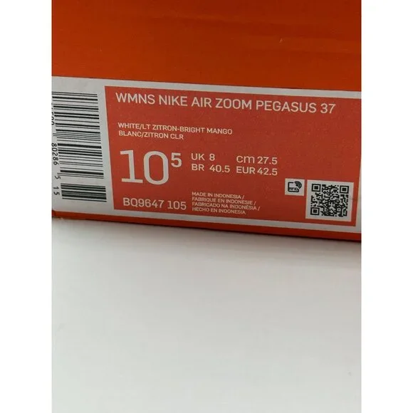 Women's Nike Air Zoom Pegasus Training Running BQ9647-105 Sz Women 10.5/ Men 9 - Picture 12 of 12